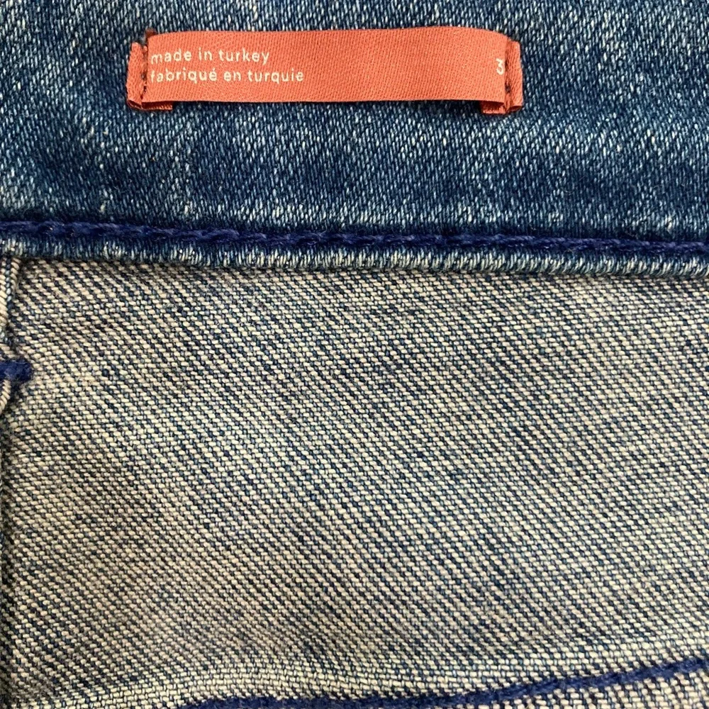 New nwt Pilcro Icon Anthropologie High Rise Distressed Blue Jeans - Picture 15 of 16